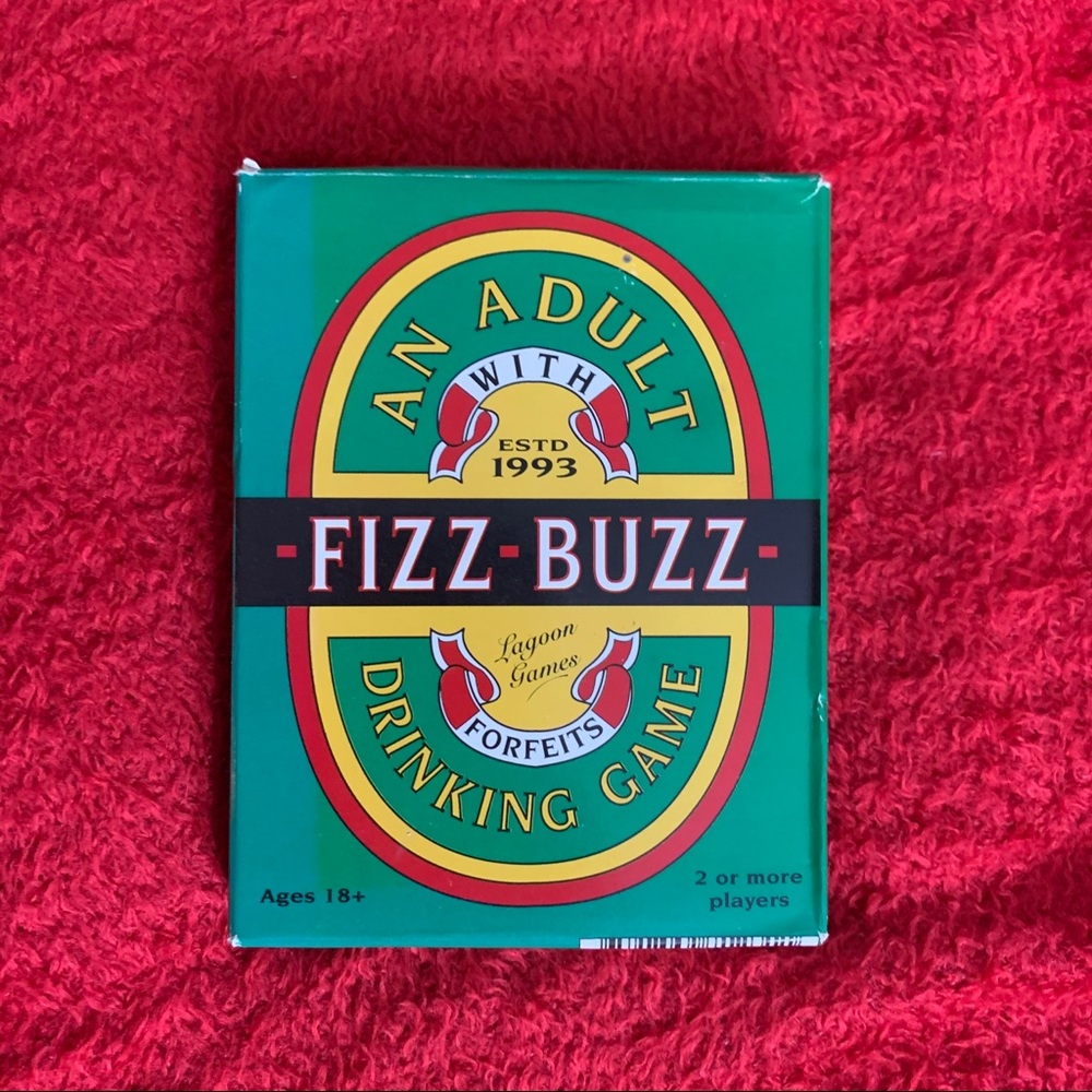 FIZZ BUZZ An Adult Drinking Card Game. Never used